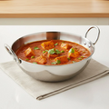 Vinod Claro Heavy Gauge Stainless Steel Hammered Kadai 2.5mm 600ml
