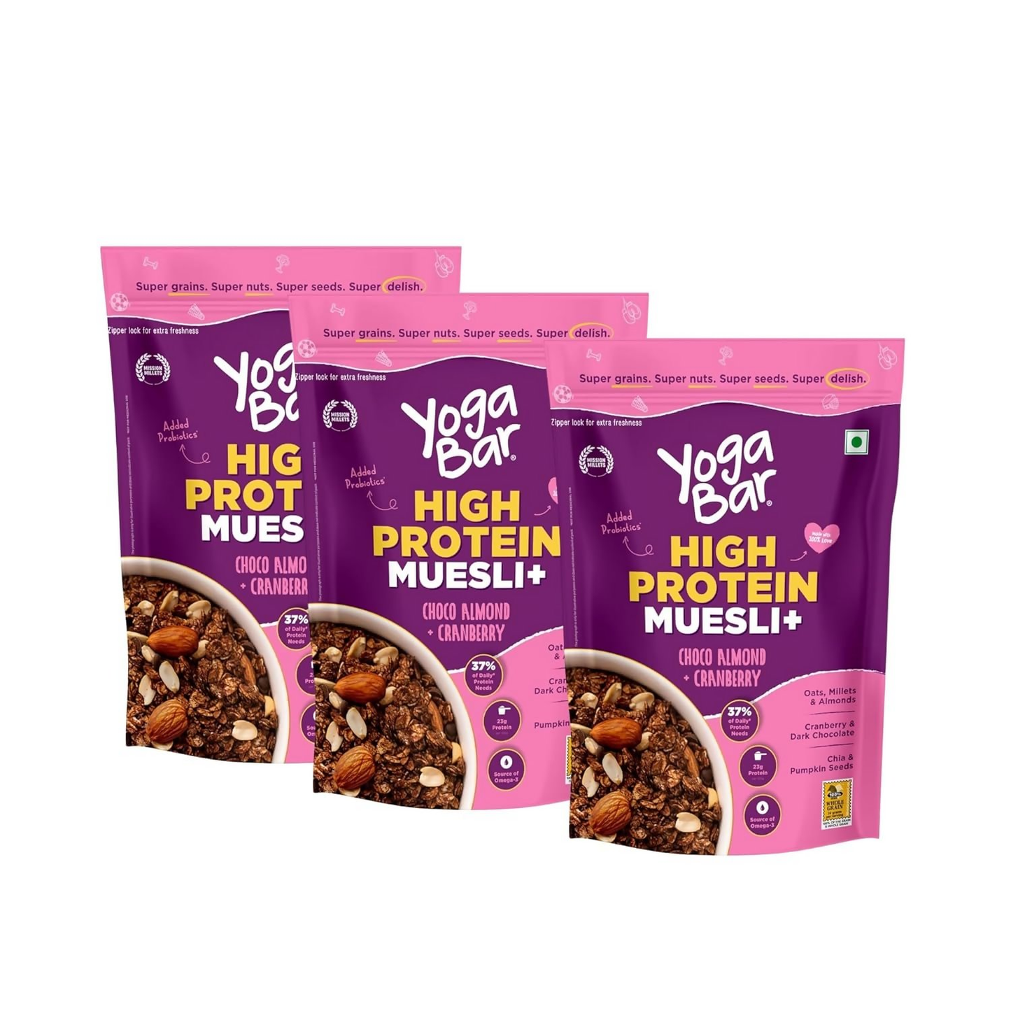 Yoga Bar High Protein Muesli - Choco Almond