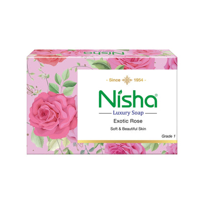 Nisha Soaps for Bath - Exotic Rose