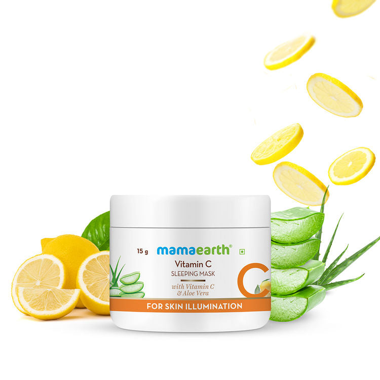 Mamaearth Vitamin C Sleeping Mask For Skin Illumination - 100 gms