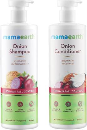 Mamaearth Hair Regrowth Combo / Onion Shampoo & Onion Conditioner