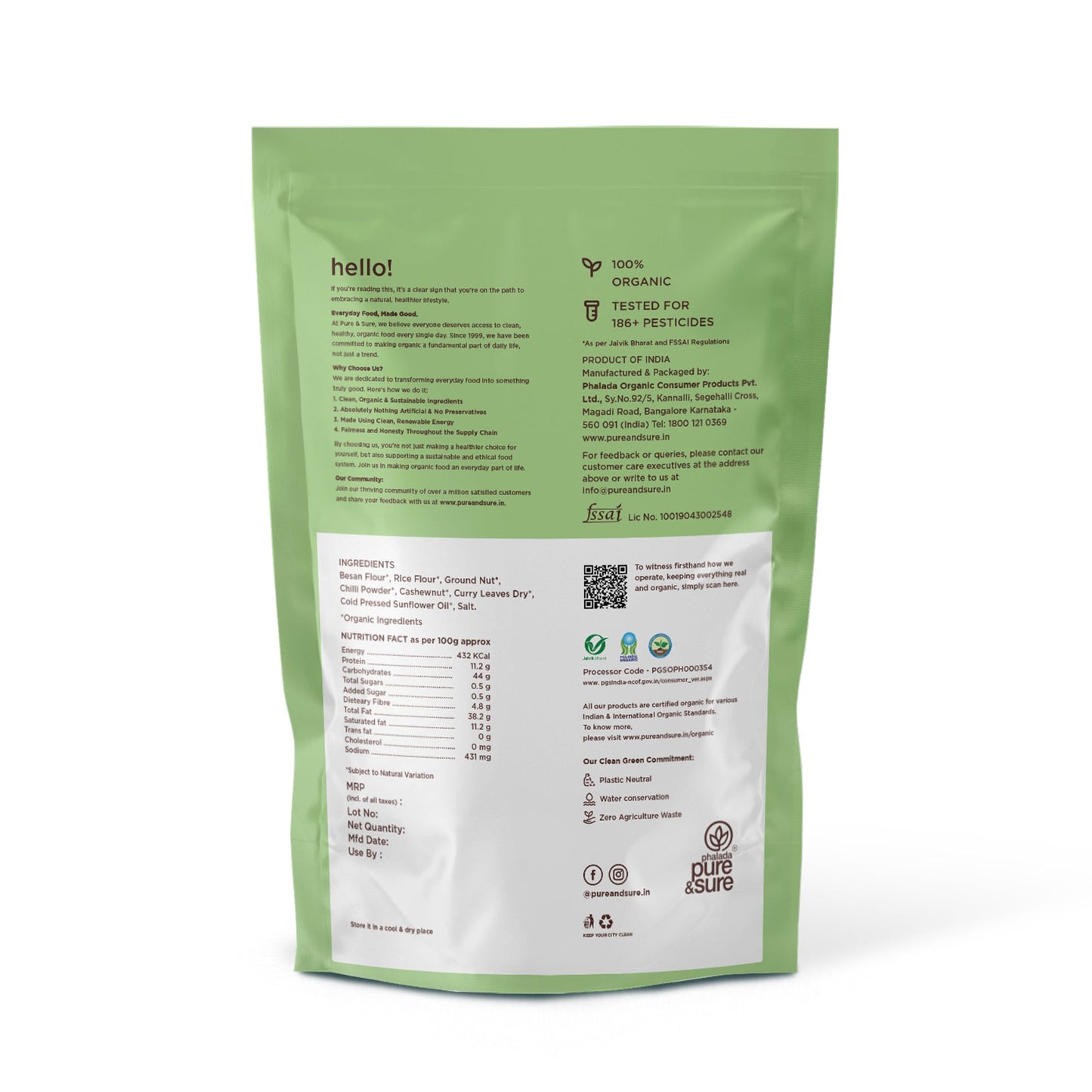 Pure & Sure Organic Masala Boondi