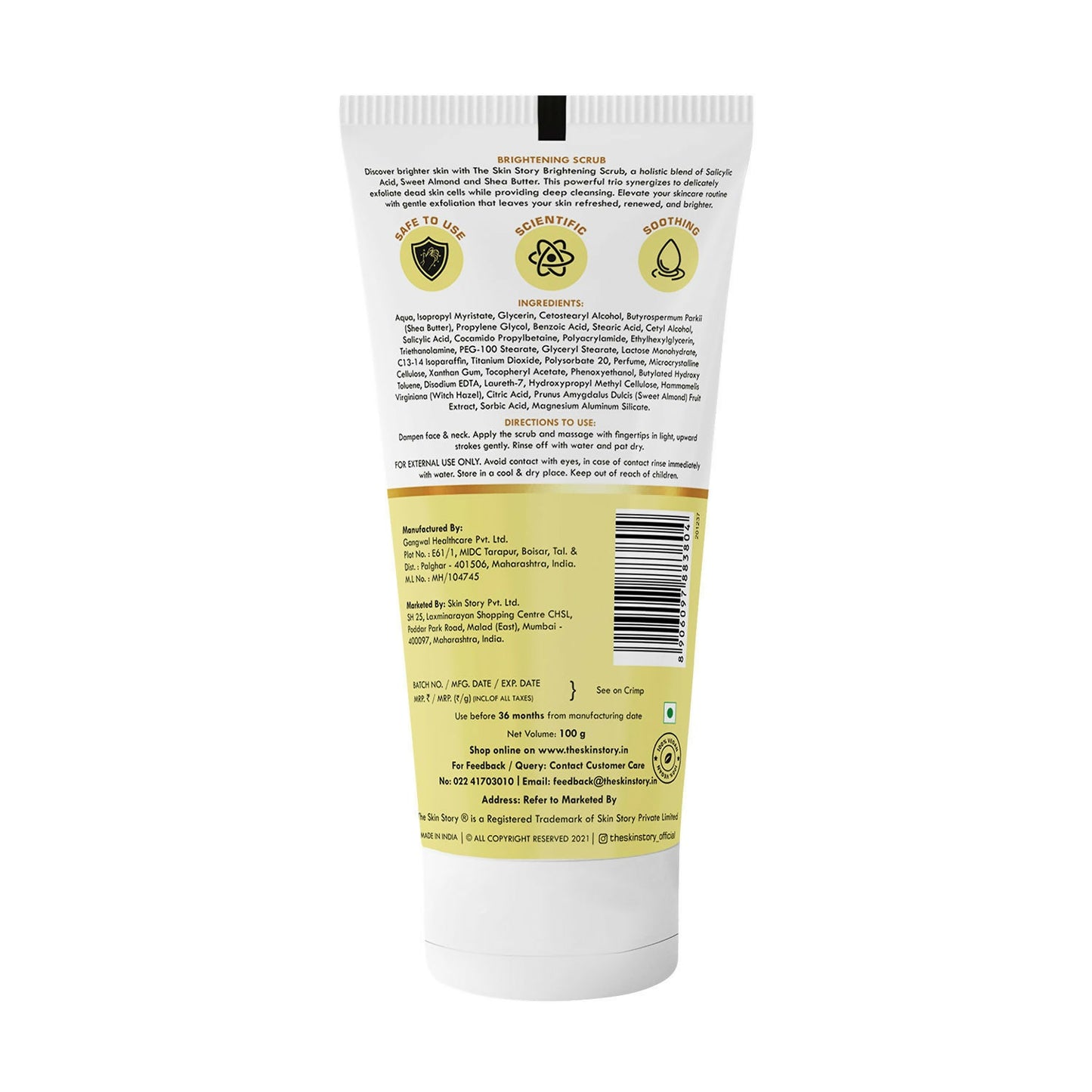 The Skin Story Salicylic Acid Brightening Face Scrub