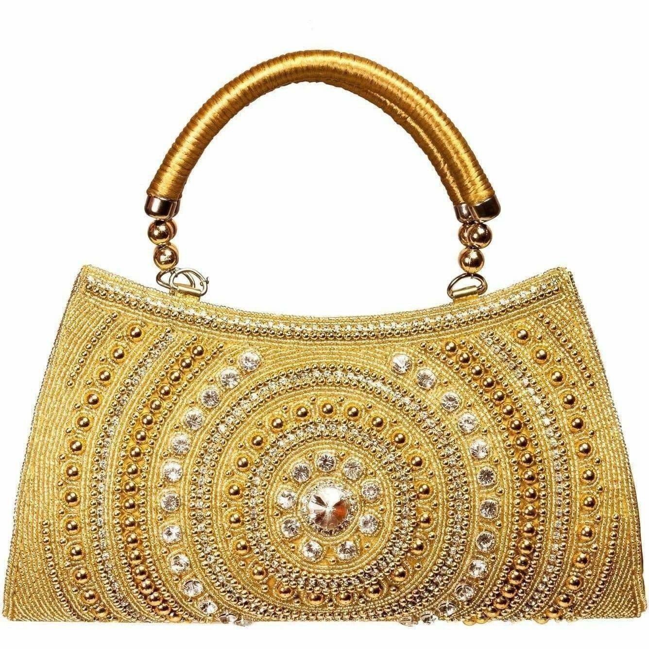 Louise Belgium Hand-held Bag  (Gold)