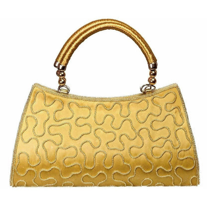 Louise Belgium Hand-held Bag  (Gold)