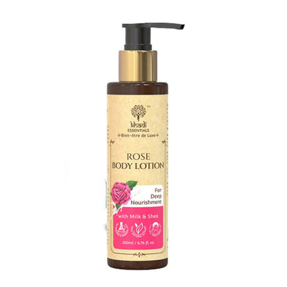 Khadi Essentials Rose Body Lotion - 200 ml