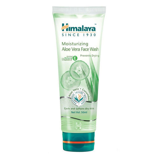 himalaya moisturizing aloe vera face wash