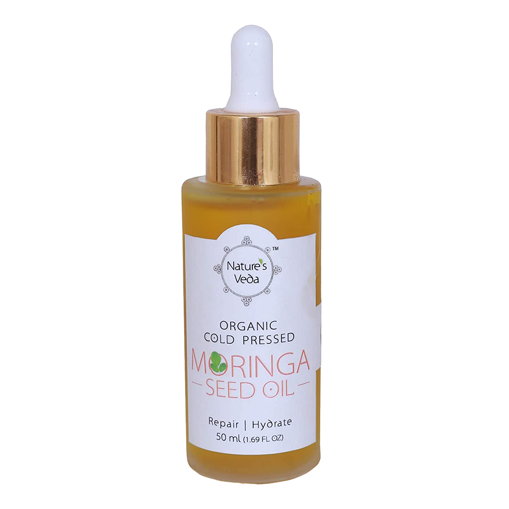 Aarshaveda Organic Cold Pressed Moringa Seed Oil - 50 ml