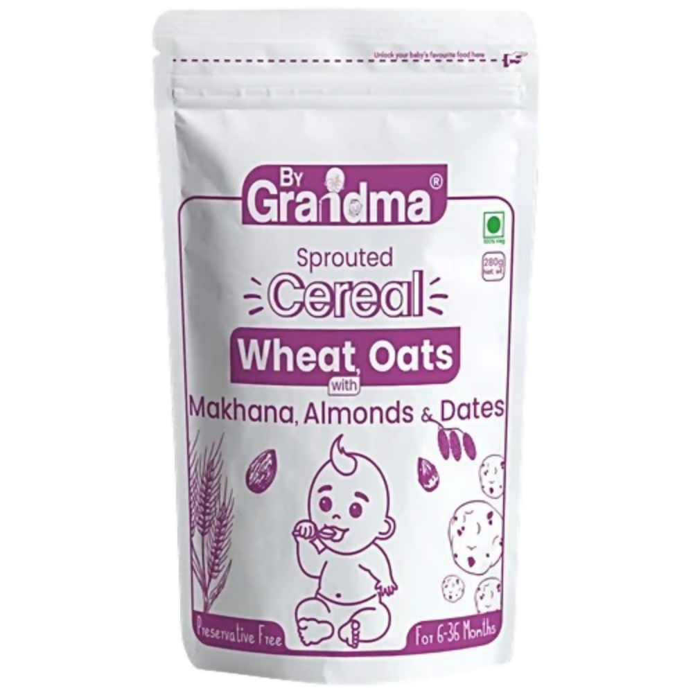 By Grandma Sprouted Cereal Mix - Sprouted Wheat, Dates and Almond
