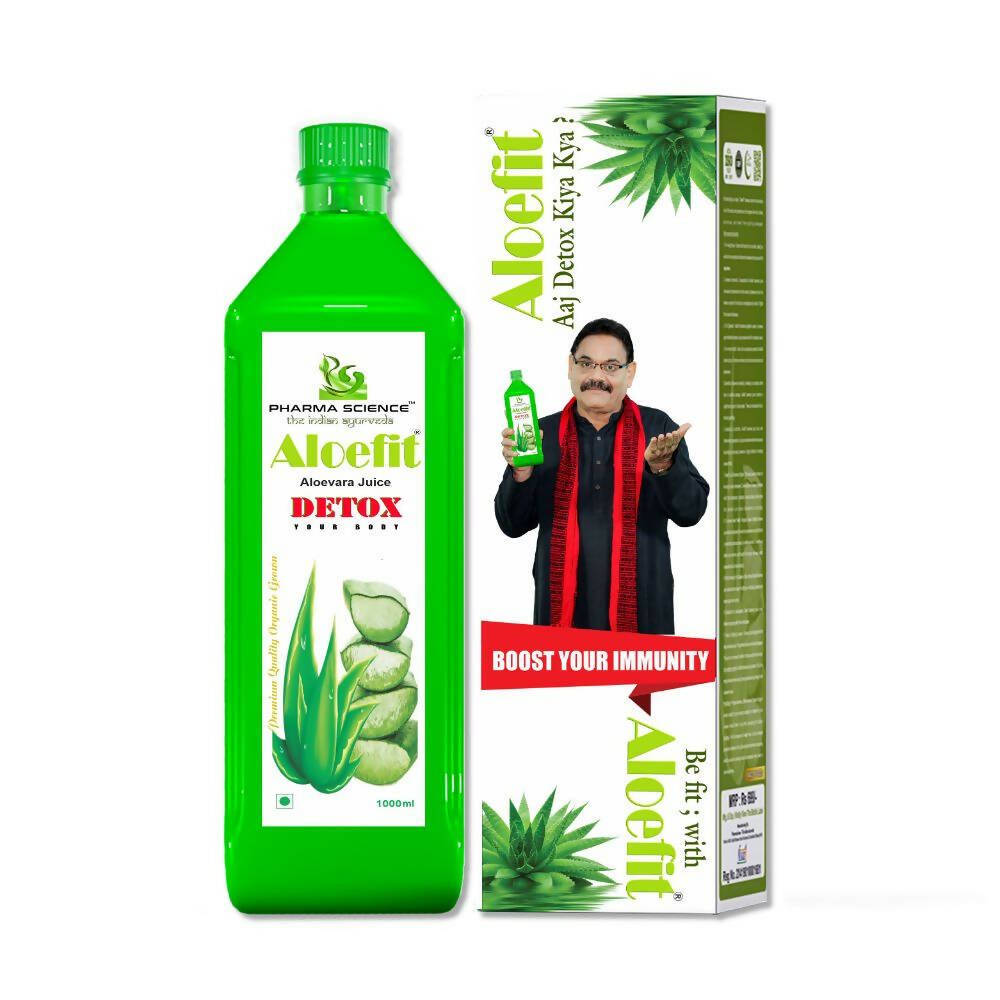 Pharma Science Aloe Vera Juice With Pulp Bottle