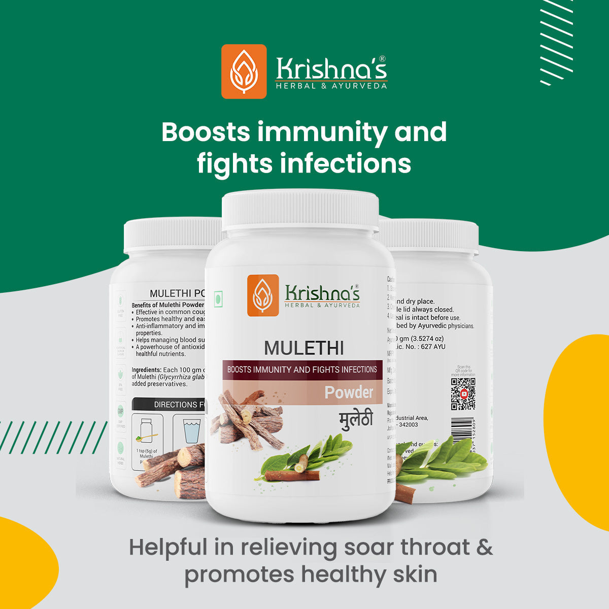 Krishna'S Herbal & Ayurveda Mulethi Powder