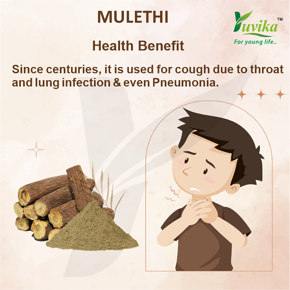 Yuvika Mulethi - Glycyrrhiza Glabra - Yashtimadhu - Jeshthamadha - Licorice Root