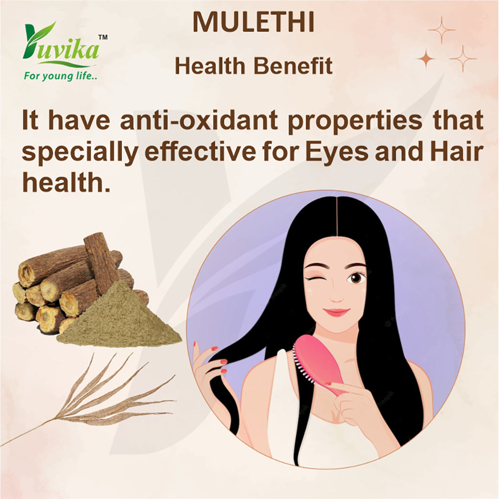 Yuvika Mulethi - Glycyrrhiza Glabra - Yashtimadhu - Jeshthamadha - Licorice Root
