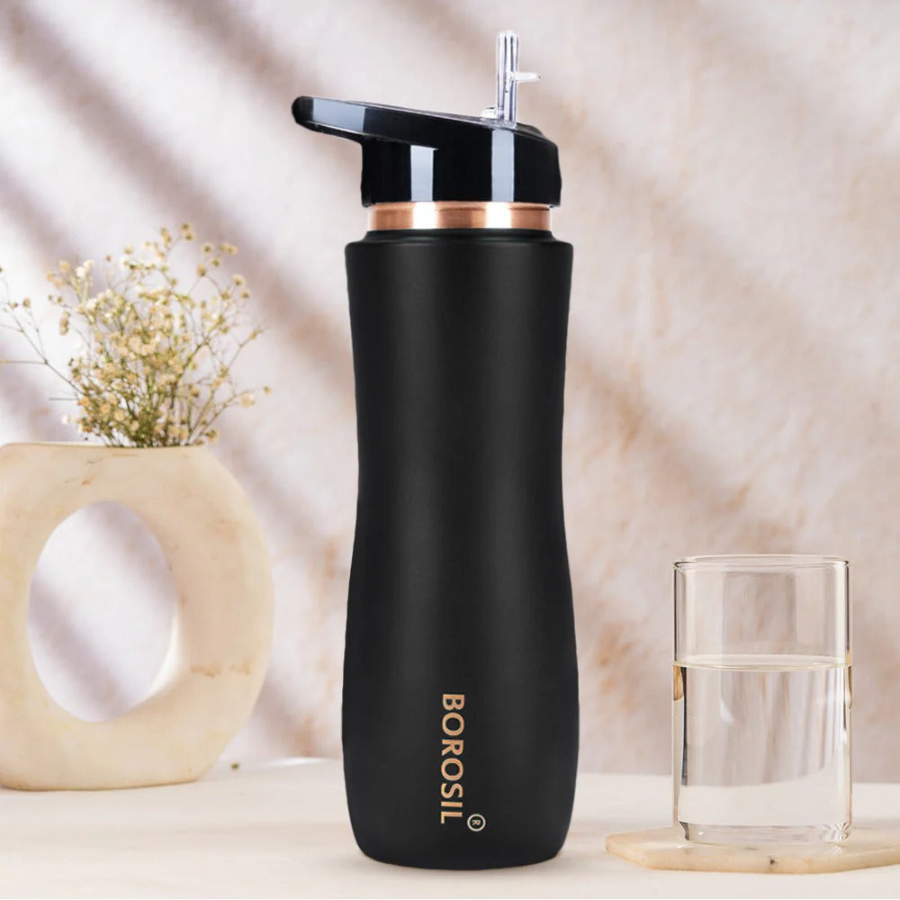 Borosil Sipper Copper Bottle  750ml