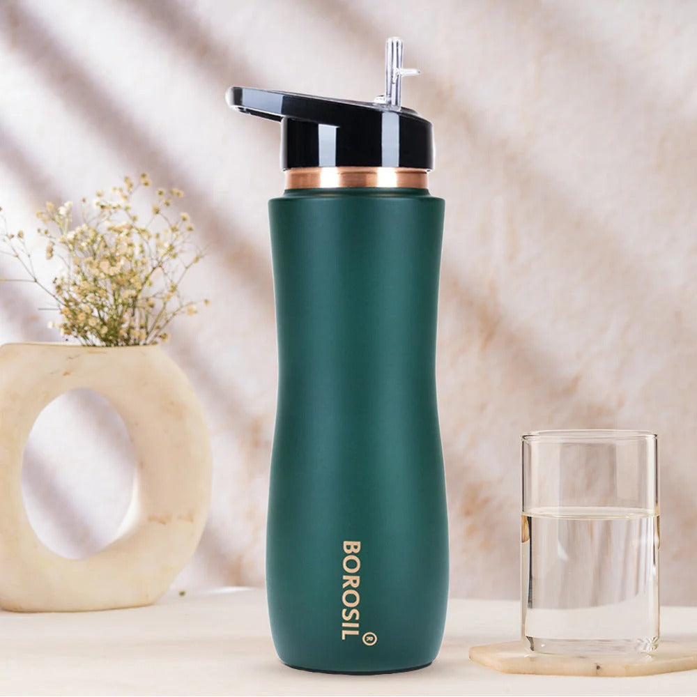 Borosil Sipper Copper Bottle  750ml