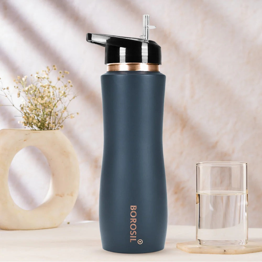 Borosil Sipper Copper Bottle  750ml