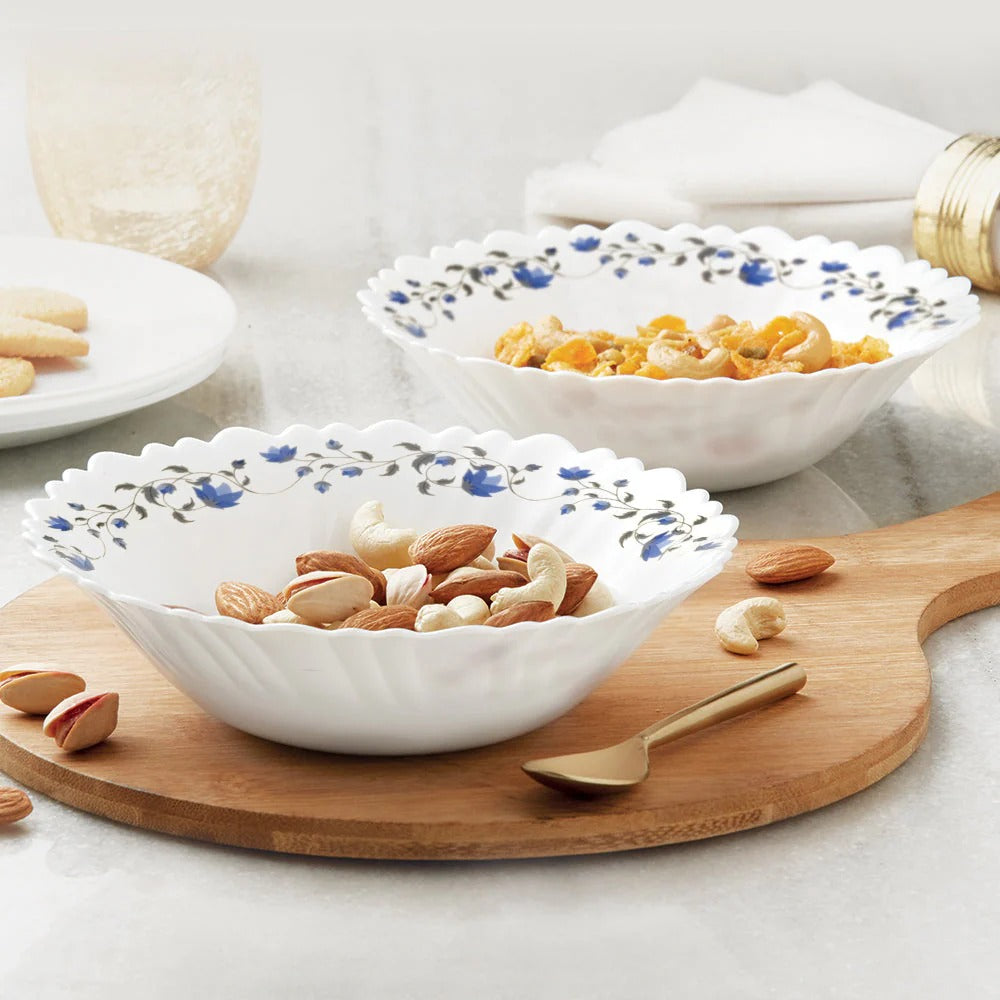 Borosil Larah Opalware Helena Multipurpose Bowl Set of 2