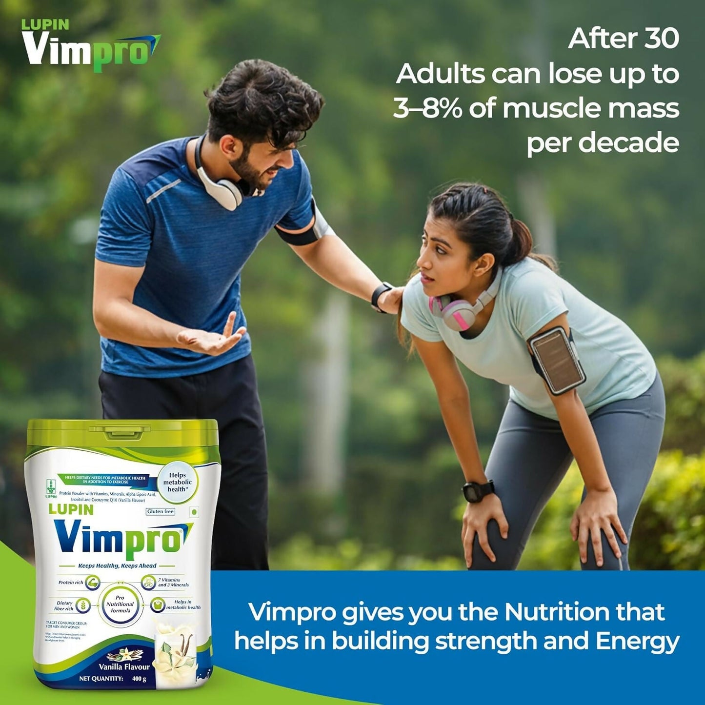 Lupin Vimpro Nutritional Vanilla Protein Powder
