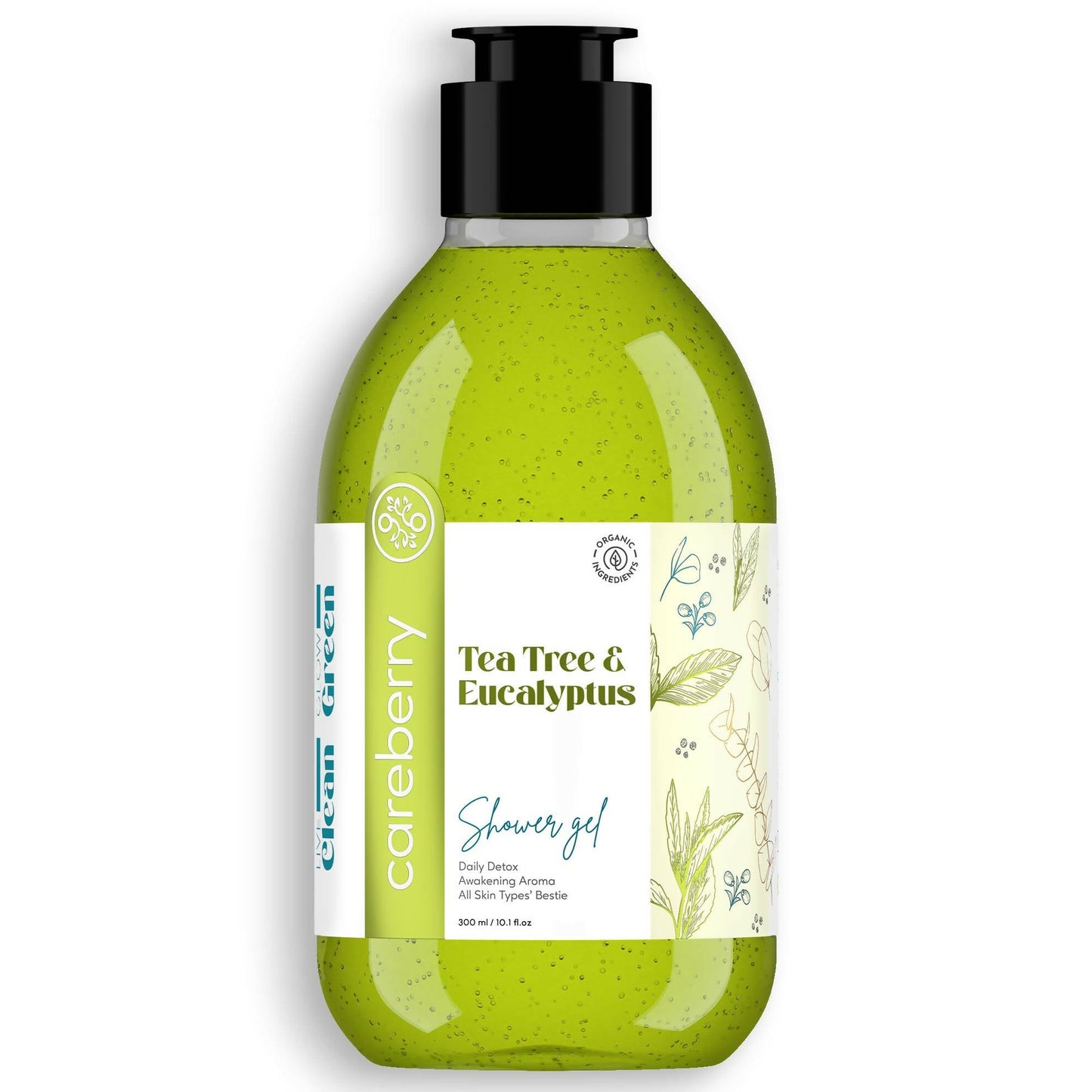 Careberry Tea Tree & Eucalyptus Oil Shower Gel