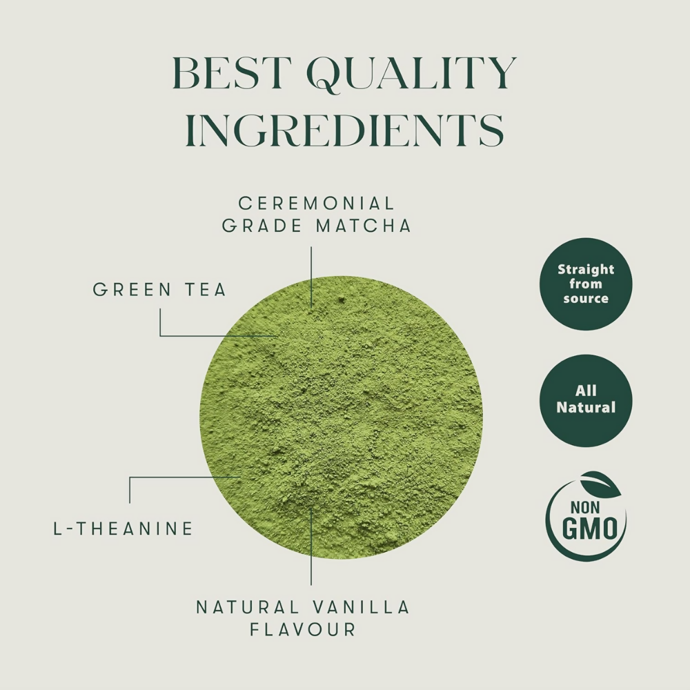 Luxmi Estates Vanilla Matcha with Probiotics