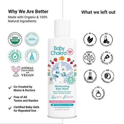 BabyChakra Moisturizing Baby Wash