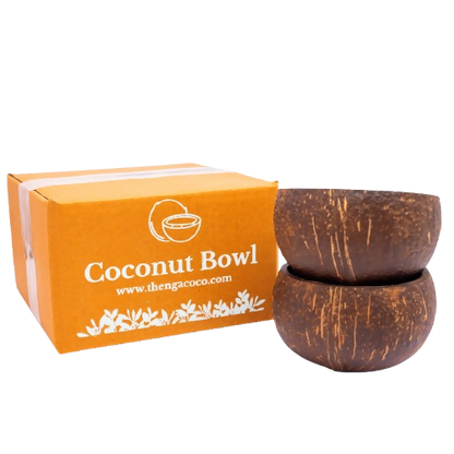 Thenga Natural Round Coconut Shell Bowl