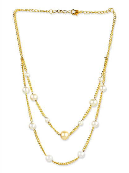 Women's Gold-Polished Chain - Ruby Raang