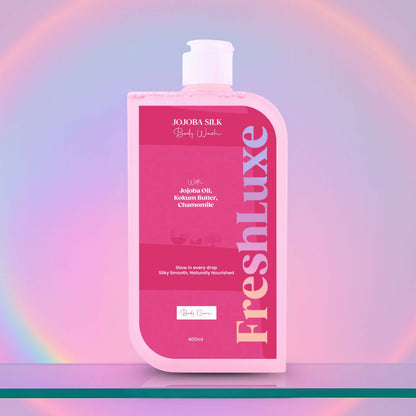 FreshLuxe Silk Bodywash Exfoliating & Hyderation Jojoba, Camomile & Ylang Ylang