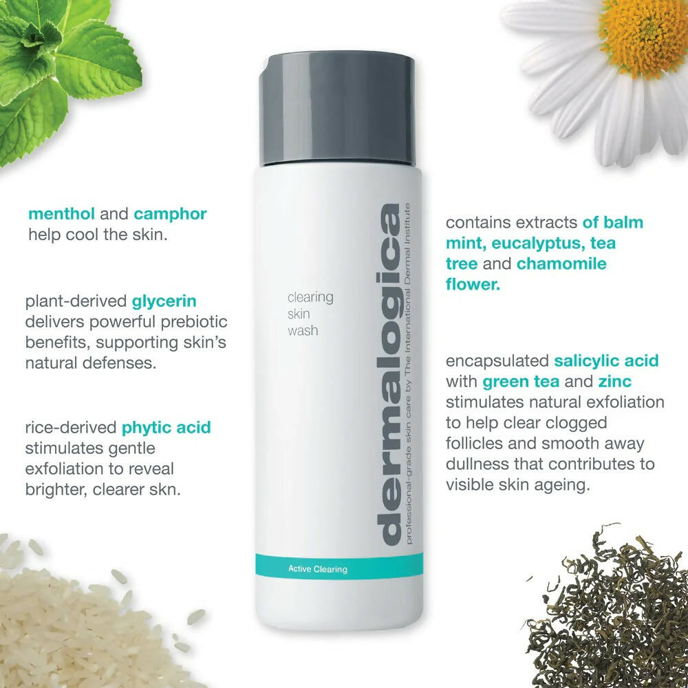 Dermalogica Clearing Skin Wash for Oily & Acne-Prone Skin - 250 ml