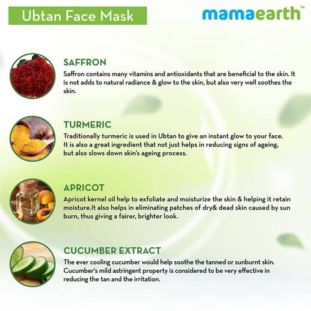 Mamaearth Ubtan Face Mask - 100 gms