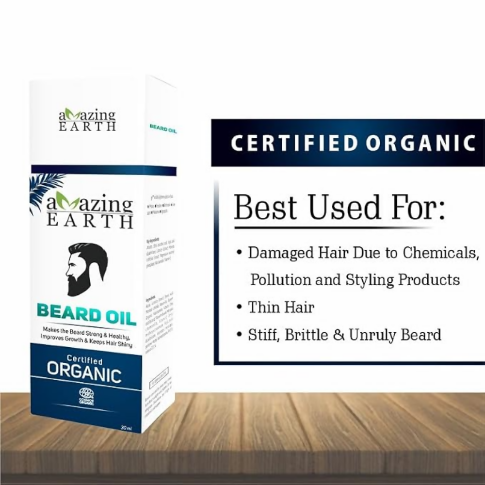 Amazing Earth Beard & Mustache Wax And Beard Oil