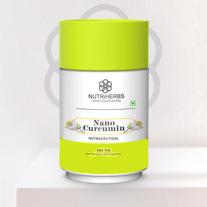 Nutriherbs Nano Curcumin with Pure Extract of  Turmeric - 60 tabs