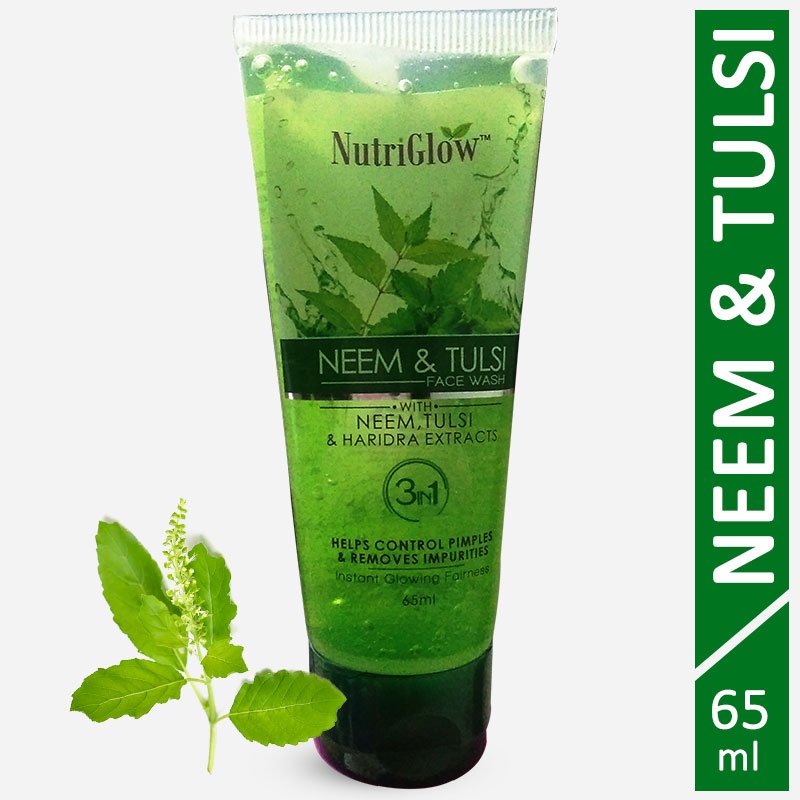 NutriGlow Neem & Tulsi Face Wash - 65 ml