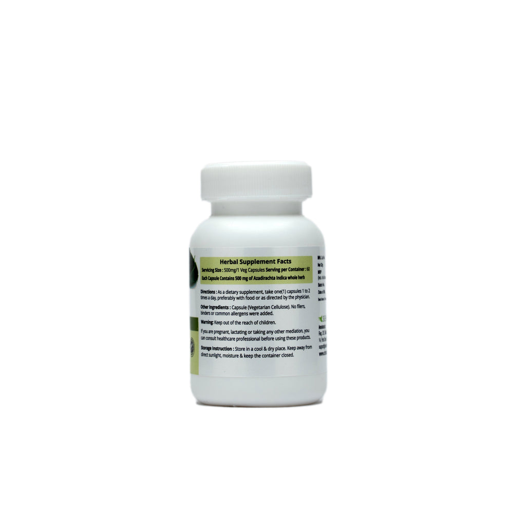 Dr. Talat's Neem - Blood Purifier - 60 Capsules
