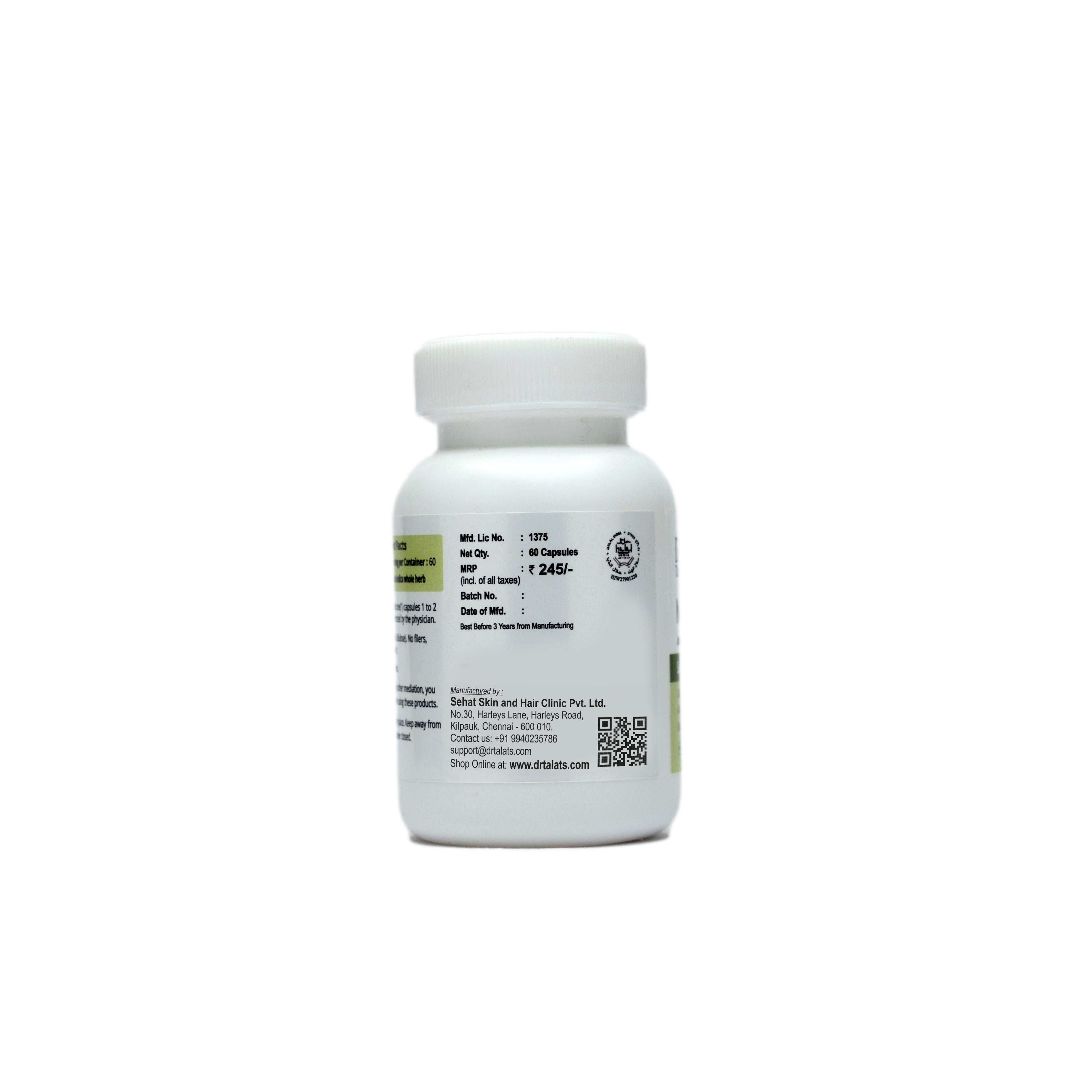 Dr. Talat's Neem - Blood Purifier - 60 Capsules