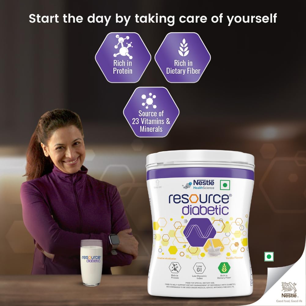 Nestle Resource Diabetic Protein Powder - Vanilla Flavor