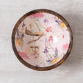 Nestroots Pink Printed Mango Wood Serving Bowls Set of 4