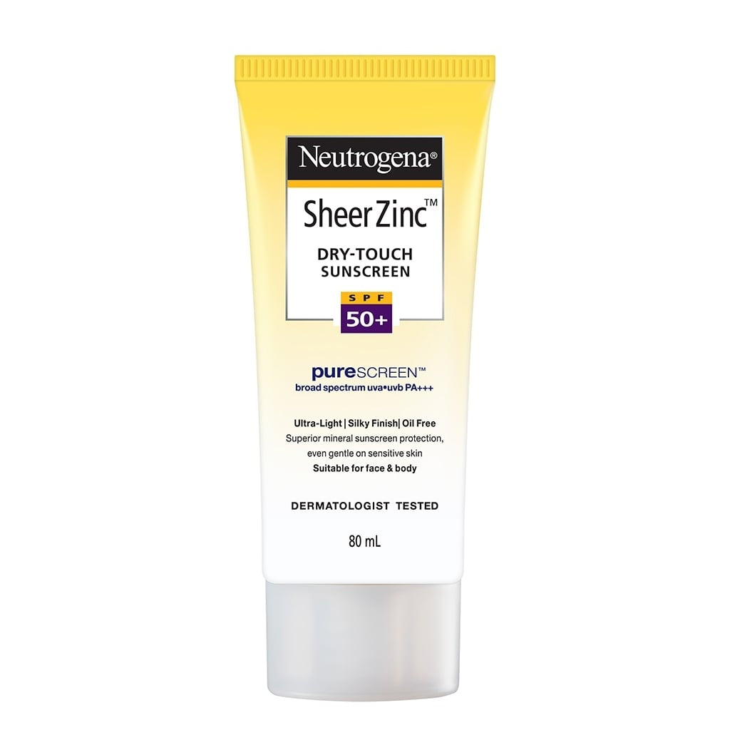 NeutrogenaÂ® Sheer Zinc Dry Touch Sunscreen Lotion PA+++ SPF50+ - 80 ml