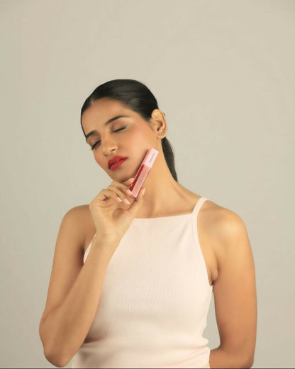 Ammoha Cosmetics Long-Lasting, Matte-Finished Ruby Obsession Color Liquid Lipstick