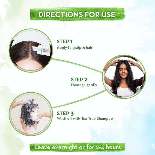 Mamaearth Tea Tree Hair Oil For Dandruff Free Hair oli -250ml