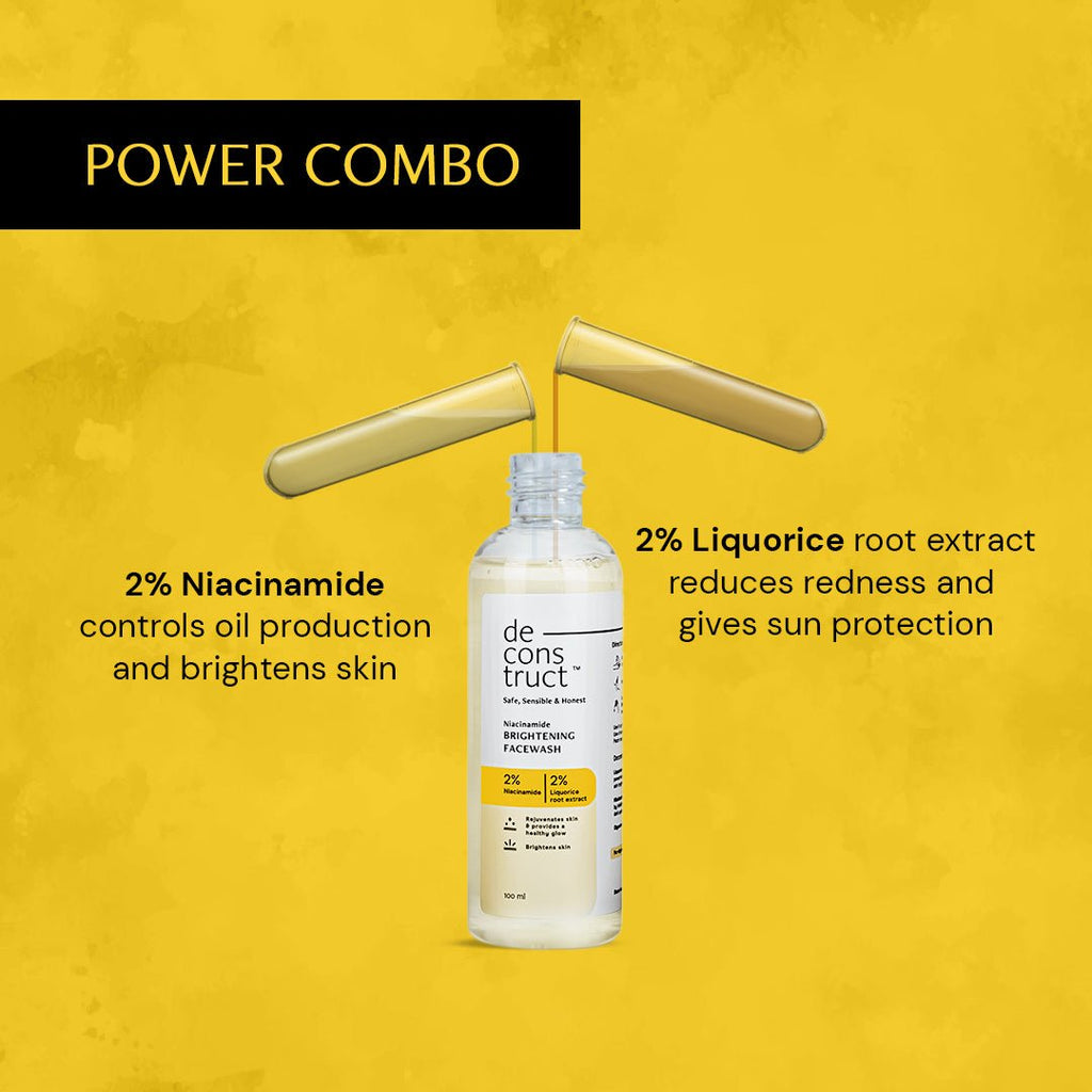 Deconstruct Niacinamide Brightening Face Wash - 100 ml