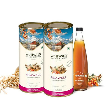 Wellwith Sea Buckthorn Femwin (Femwell) Ayurvedic Juice