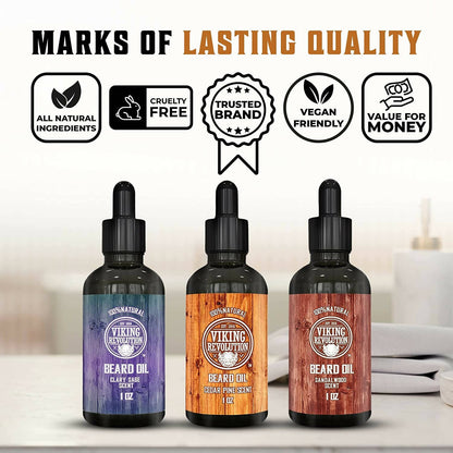 Viking Revolution Beard Oil Combo