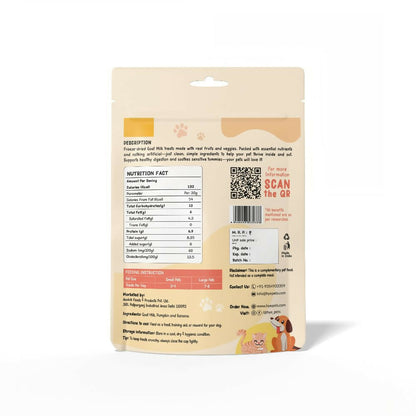 Hye Pets Super Treats For Super Pets – Freeze Dried Treats Made With Goat Milk, Pumpkin & Banana