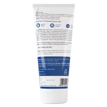 BeBodywise 10% AHA Lactic Acid Body Scrub