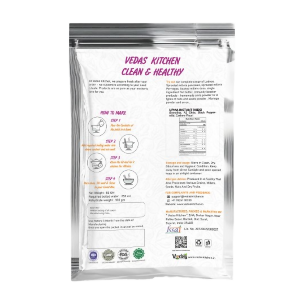 Vedas Kitchen Upma Instant (Kids)