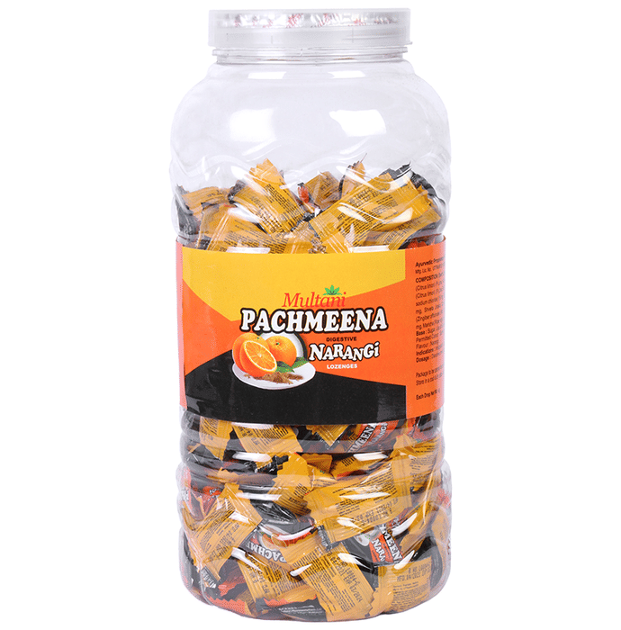 Multani Pachmeena Digestive Narangi Lozenges