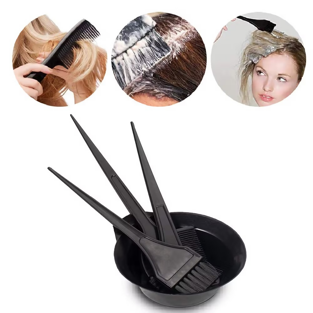 Bronson Professional Hair Dye Colouring Kit Brush And Bowl
