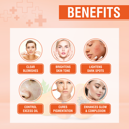 Nuerma Science Papaya Foaming Face Wash | Brightens Skin Tone & Clears Blemishes
