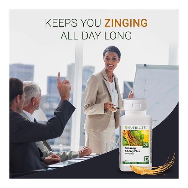 Nutrilite Ginseng cherry pius (Proprietary Food) 100 Tablets